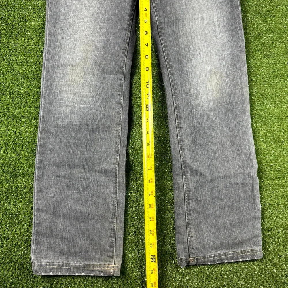 Old Navy Boys Skinny Jeans Gray Skull Graphic Size 12 Regular 0742
